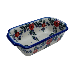 Forma ceramiczna z uszami do pieczenia chleba II (A181 D56)