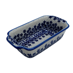 Forma ceramiczna z uszami do pieczenia chleba II (A181 D27)