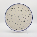 Patera ceramiczna FALA 32,5 cm Bolesławiec – ręcznie malowany talerz.
